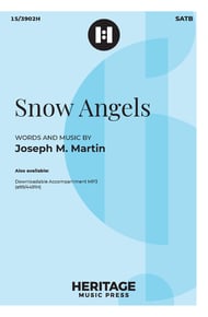 Snow Angels SATB choral sheet music cover Thumbnail